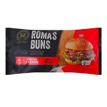 Sesame burger bun, 4 pcs