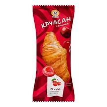 Croissant with cherry