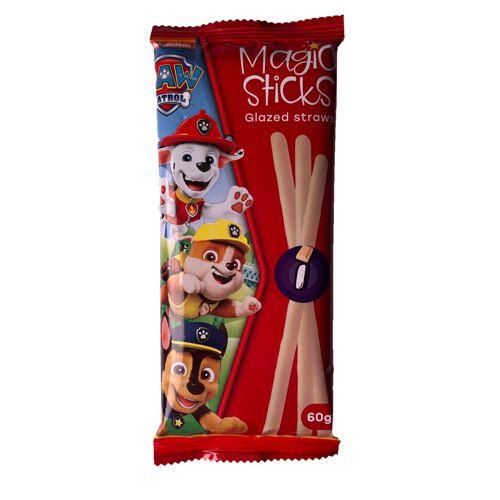 Соломка глазурована зі смаком білого шоколаду “Magic sticks”